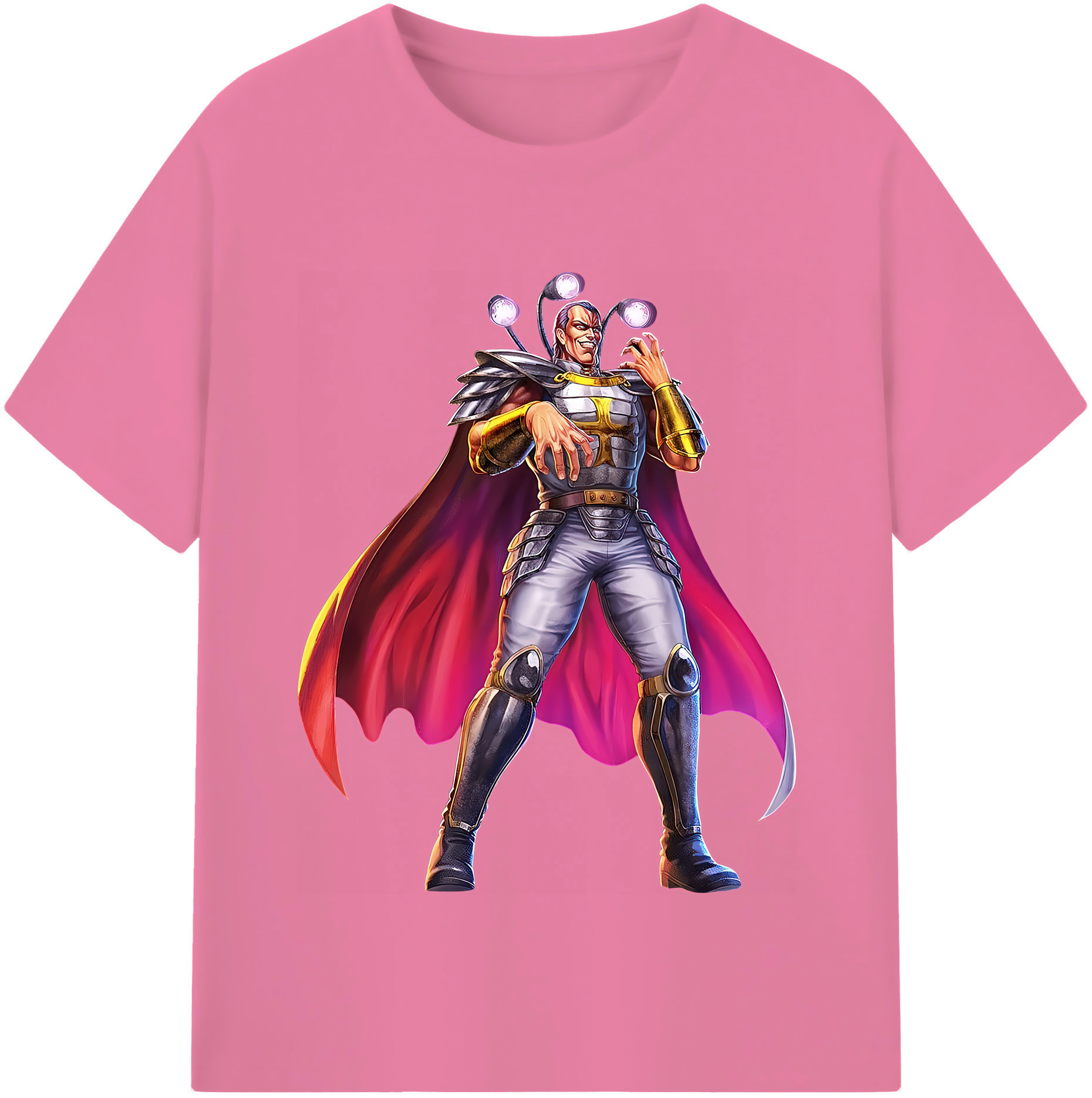 （画像用） 北斗の拳 Fist of the North Star 綿100％半袖Tシャツ（フロントプリント）